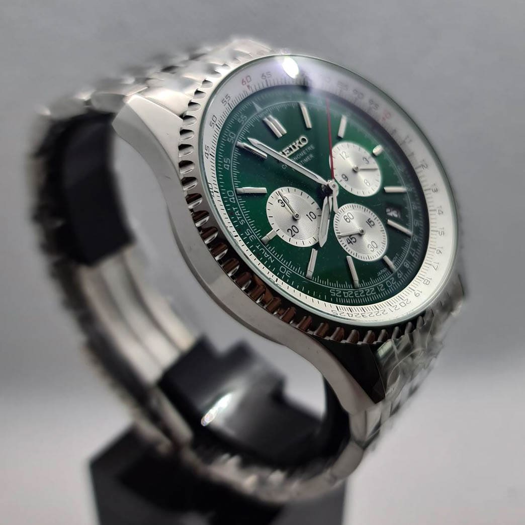 Seiko Breitling Mod Green Dial 380 USD Express Delivery included