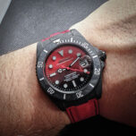 grand seiko carbon mod red