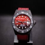 grand seiko carbon mod red