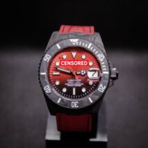 grand seiko carbon mod red