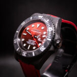 grand seiko carbon mod red