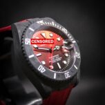 grand seiko carbon mod red