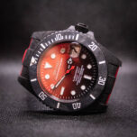 grand seiko carbon mod red