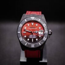 grand seiko carbon mod red mini