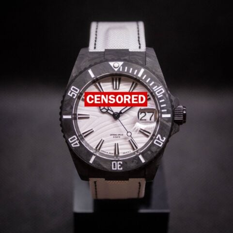 grand seiko fully carbon white
