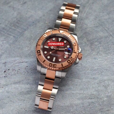 rose gold seiko yachtmaster