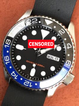 seiko custom modded watches