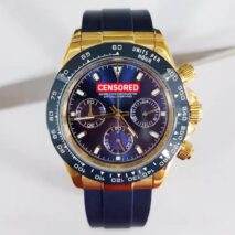 seiko daytona blue gold mod