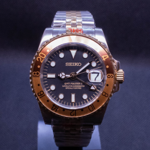 seiko gmt rootbeer vintage