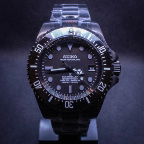 seiko sea dweller black pvd