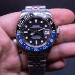 seiko submariner batman gmt nh34